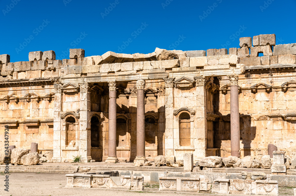 North portico of the Jupiter Temple at Baalbek, Lebanon