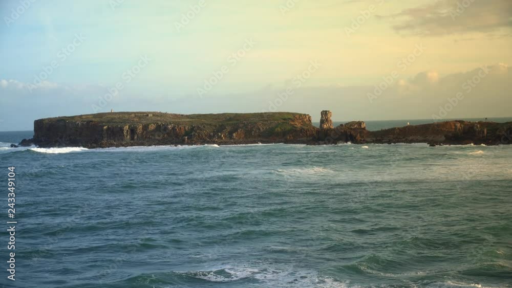 The excitement of the ocean, beautiful rocks. seascape The excitement of the ocean, beautiful rocks. seascape