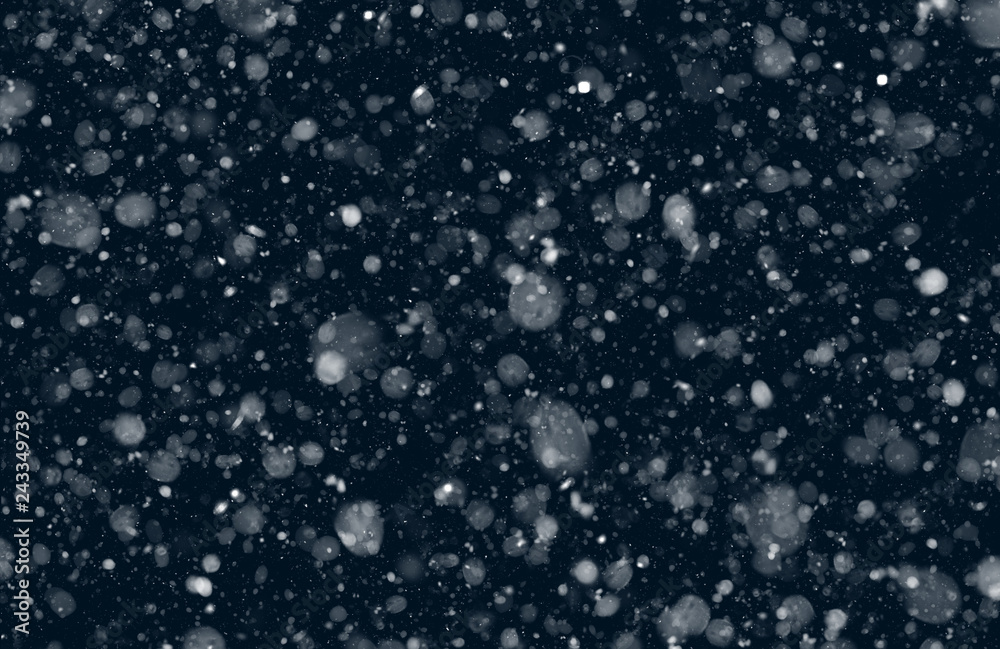 Background snowfall through the lens Background snowfall through the lens