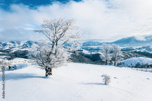 Transylvania in wintertime, Romania