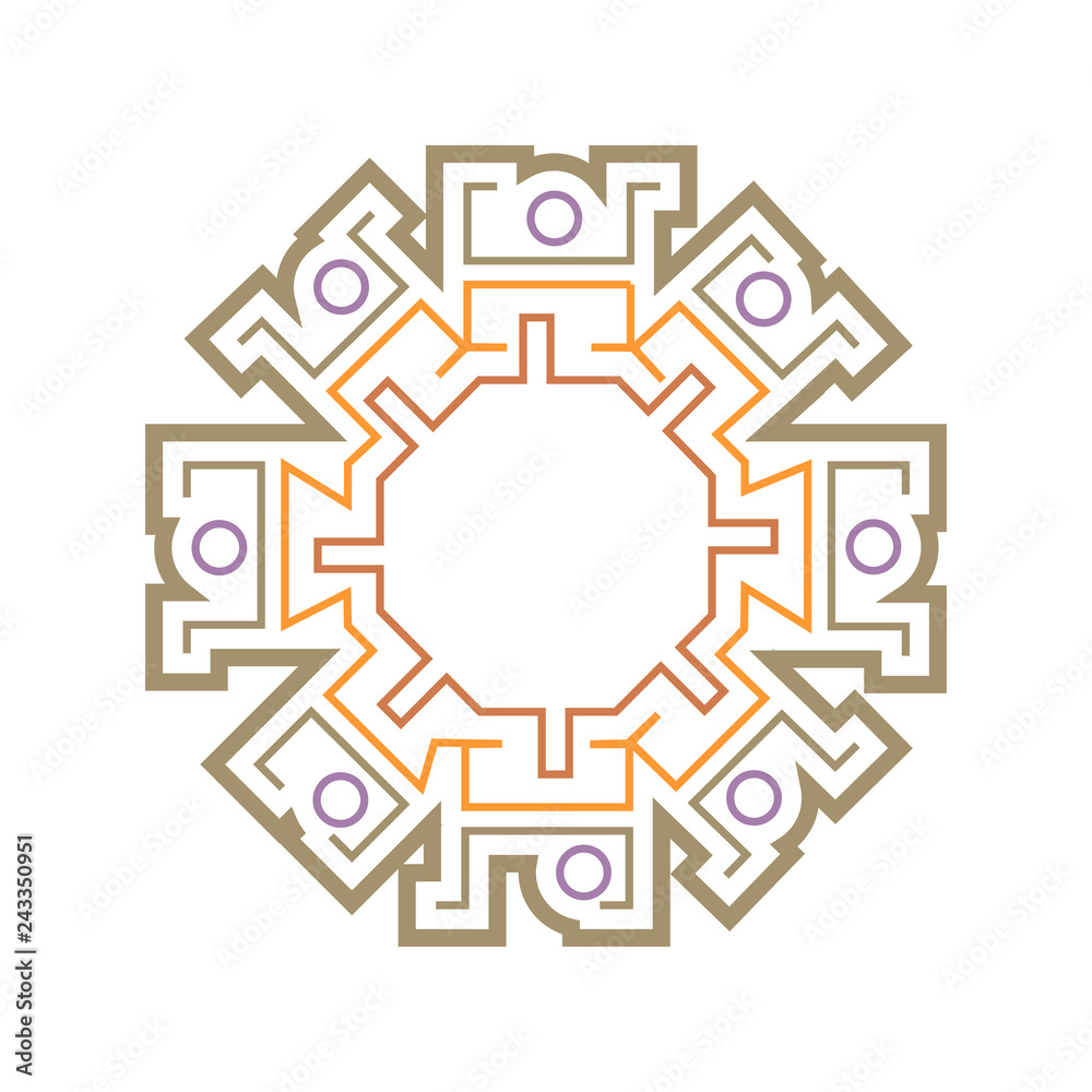South American, Mayan style graphic hyrogliphics of people in various positions. South American, Mayan style graphic hyrogliphics of people in various positions.