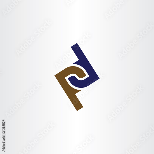 logo letter p and d icon logotype vector element Free Download logo letter p and d icon logotype vector element - GFXLoad
