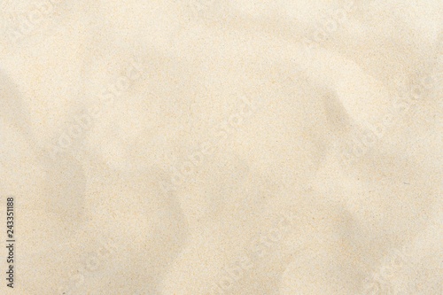 Fine beach sand in the summer sun photo