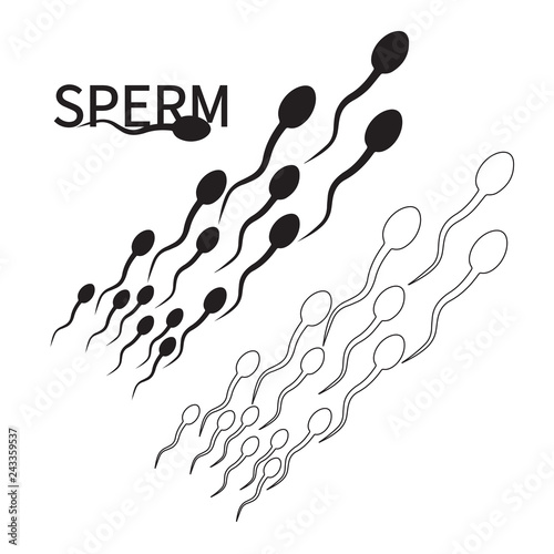 Icon-Swimming Sperm