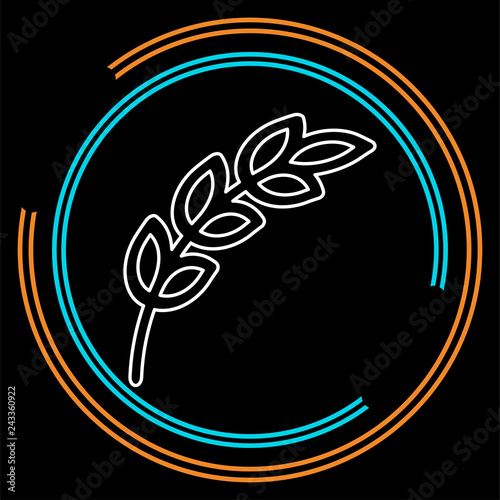 Gluten free icon. vector gluten symbol