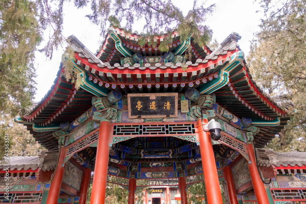 BEIJING, CHINA - DECEMBER 22, 2018: Summer Palace in Beijing BEIJING, CHINA - DECEMBER 22, 2018: Summer Palace in Beijing