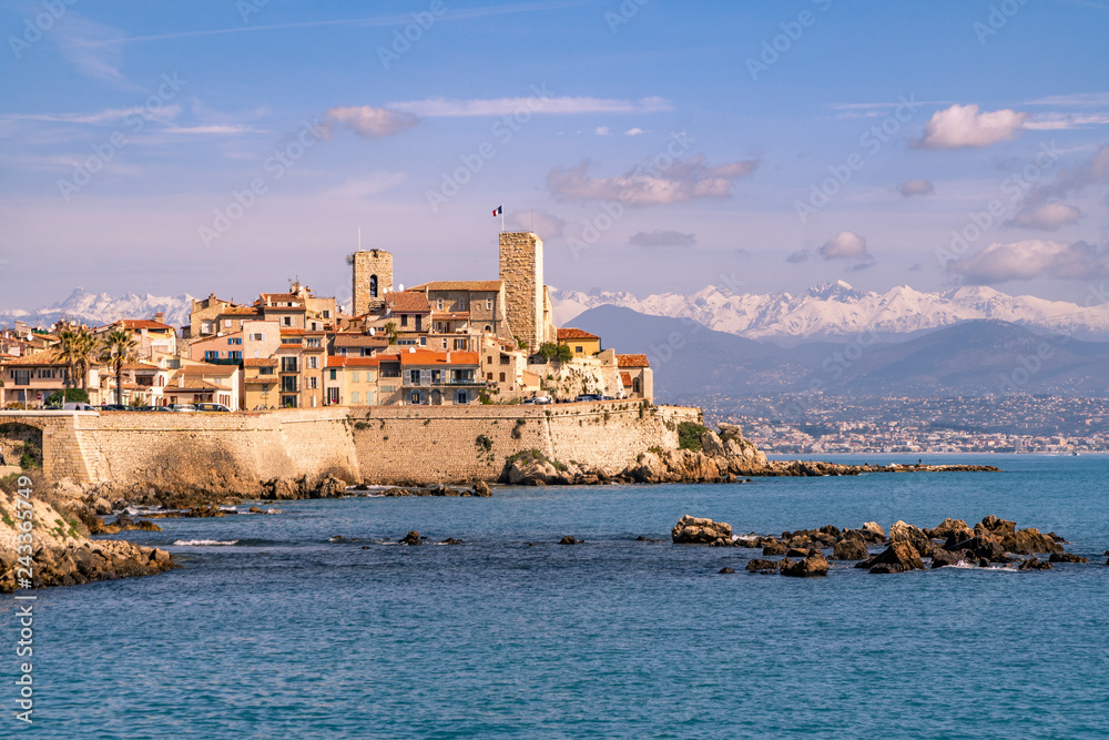 Landscape view of Antibes, France