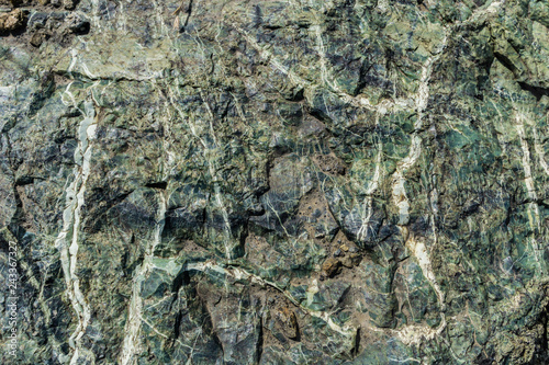 Serpentine rock found in the hills of south San Francisco bay, California photo