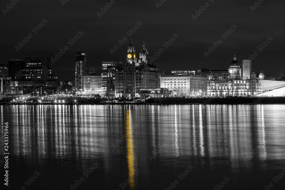 Liverpool Waterfront Selective Colour  