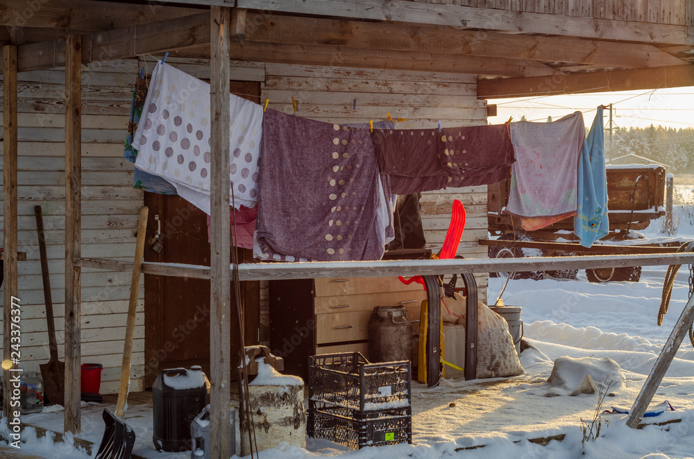 drying clothes drying clothes