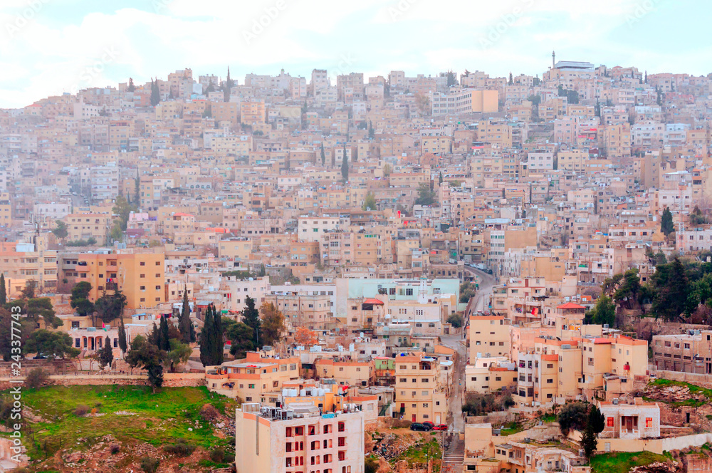 Aerial view of Amman