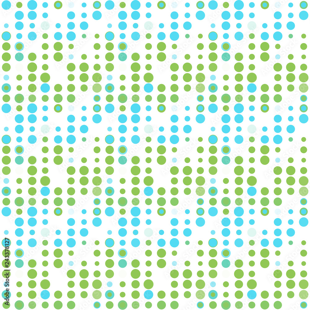 Seamless abstract pattern background with a variety of colored circles. Seamless abstract pattern background with a variety of colored circles.