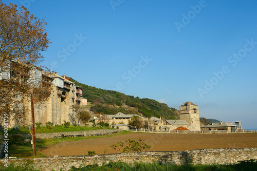 Christian Orthodox Monastery Iveron, Holy Mount Athos, Greece