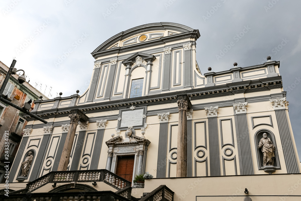 Obraz premium San Lorenzo Maggiore is a Church in Naples, Italy