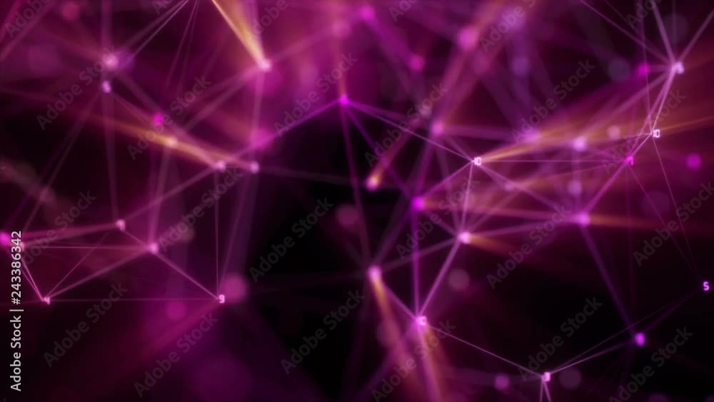 Frozen neon network.Smooth animation looped. With a central place for your logo\text. Abstract golden bokeh particles seamless loop Frozen neon network.Smooth animation looped. With a central place for your logo\text. Abstract golden bokeh particles seamless loop