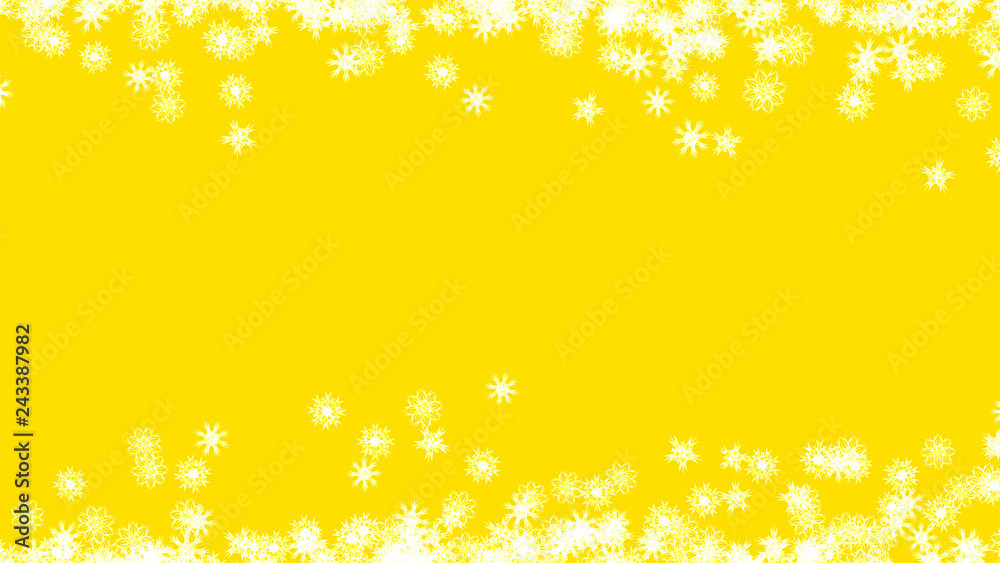 Abstract background with a variety of colorful snowflakes. Big and small. Abstract background with a variety of colorful snowflakes. Big and small.