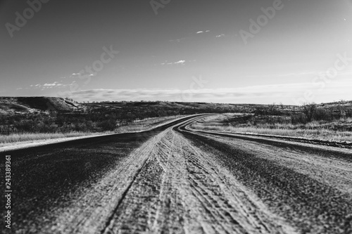 Road Black and white