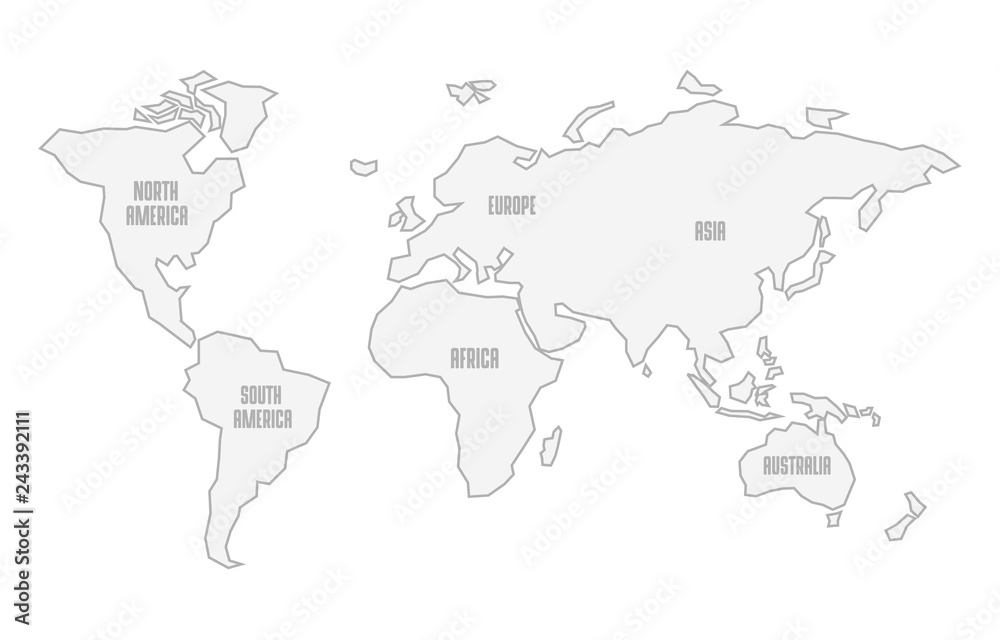 Obraz premium World map vector