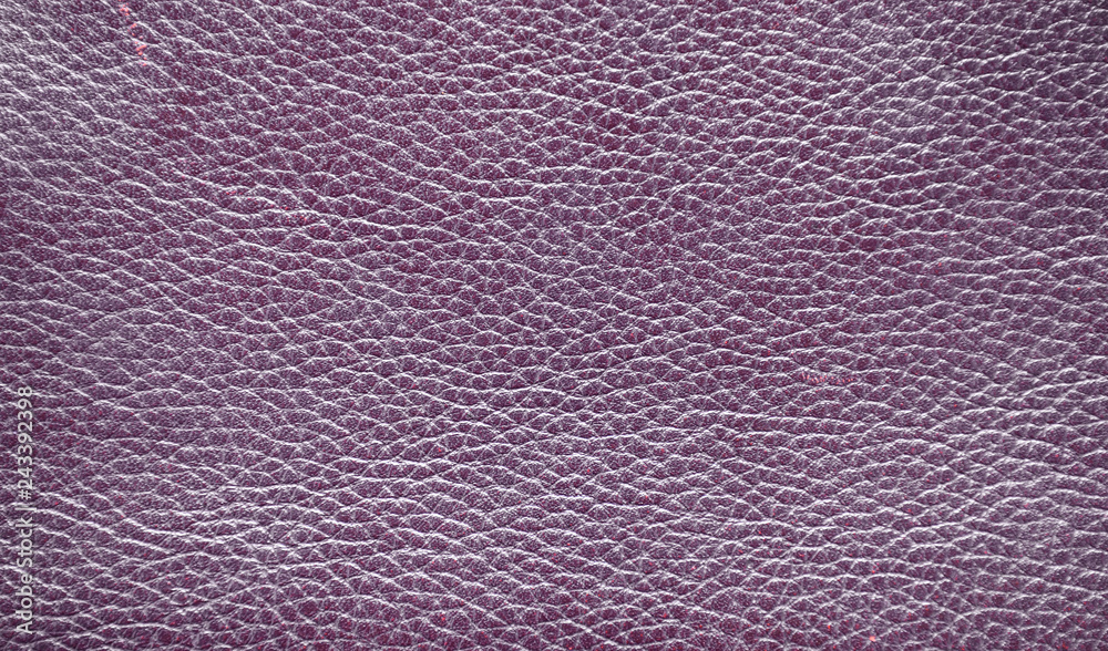 Fototapeta premium Purple leather texture, background, pink animal skin, textile, pattern. 