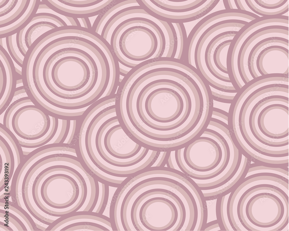 abstract purple background with flowing streamlined circles
