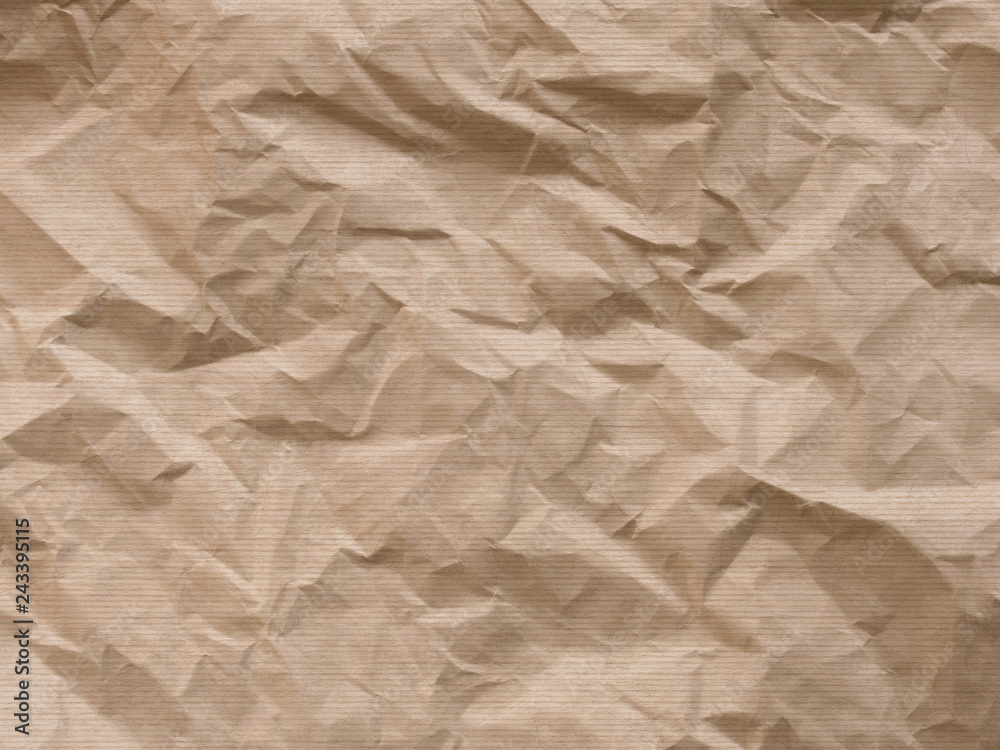 Obraz premium crumpled paper, light textured background