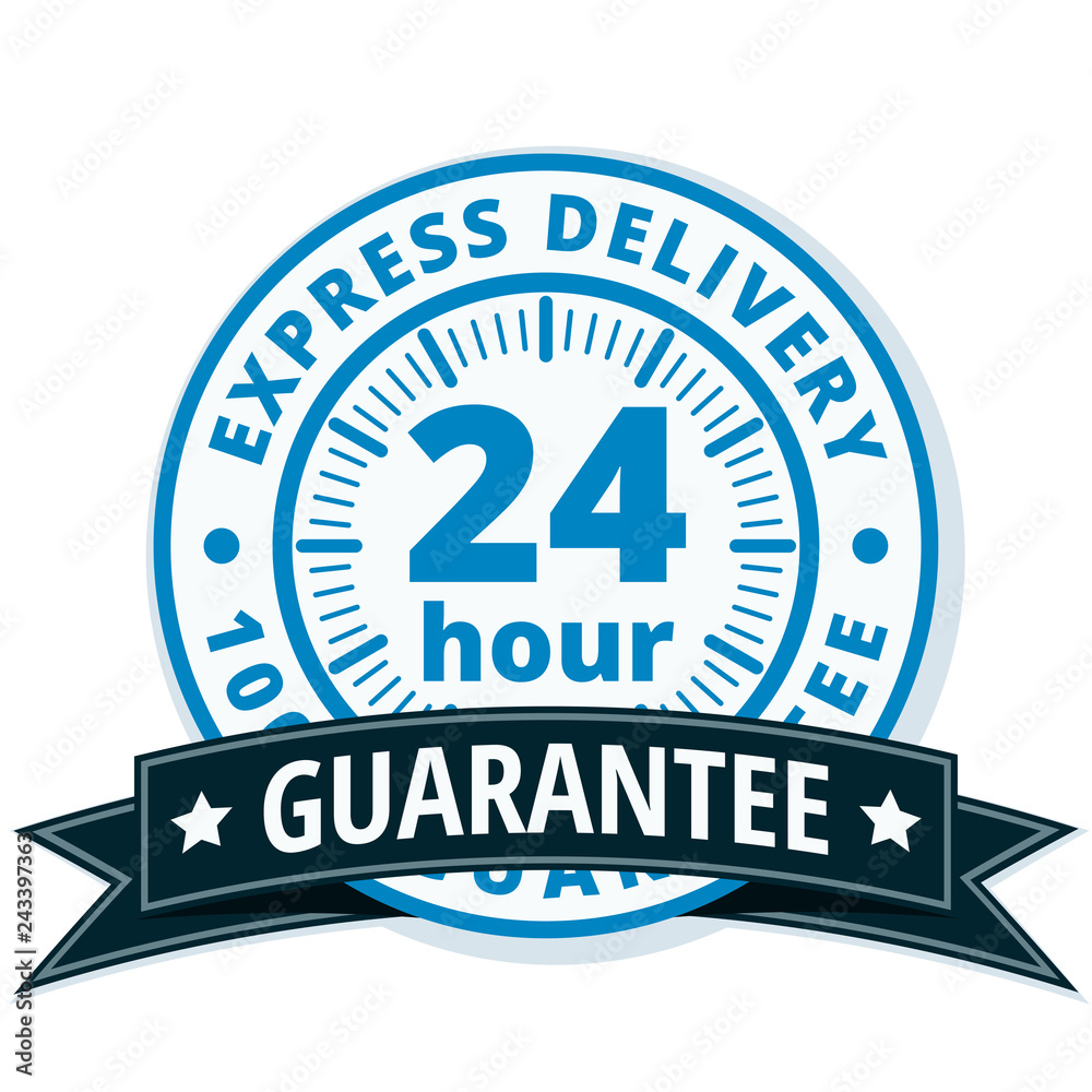 24 Hour Express Delivery illustration 24 Hour Express Delivery illustration