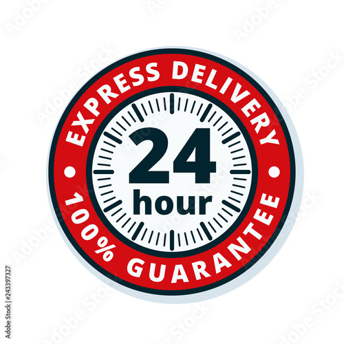 24 Hour Express Delivery illustration