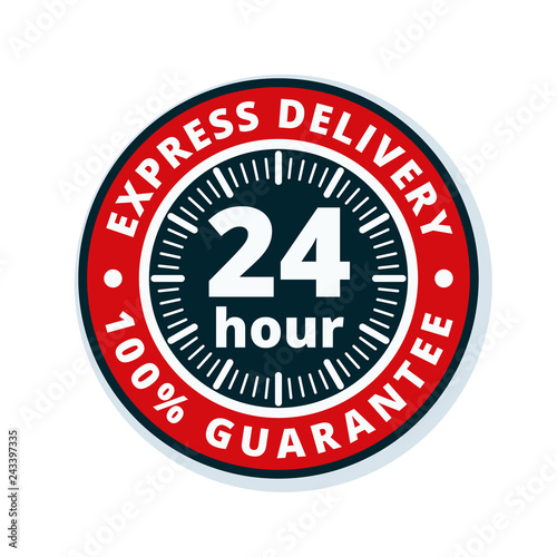 24 Hour Express Delivery illustration