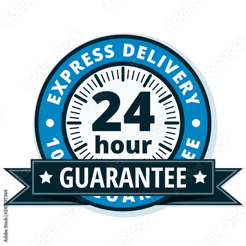 24 Hour Express Delivery illustration