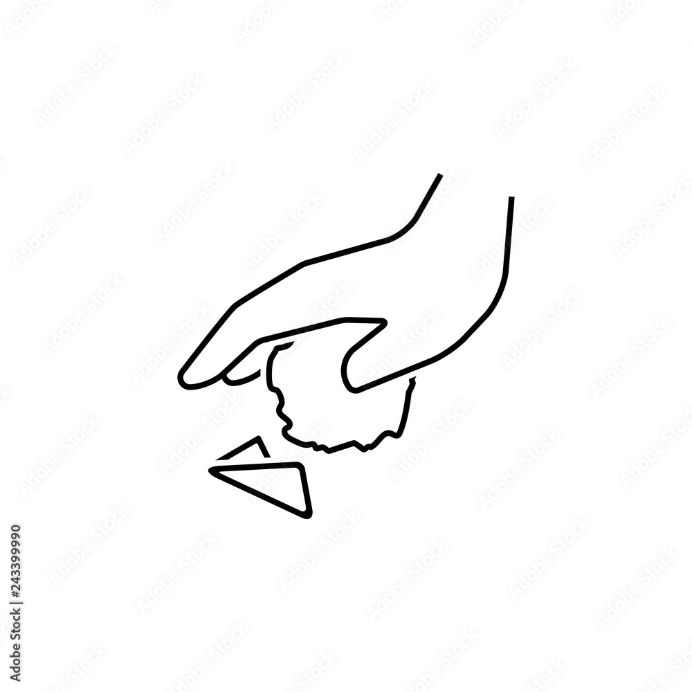 waste, recycling, hand icon. Element of earth pollution icon for mobile concept and web apps. Detailed waste, recycling, hand icon can be used for web and mobile waste, recycling, hand icon. Element of earth pollution icon for mobile concept and web apps. Detailed waste, recycling, hand icon can be used for web and mobile