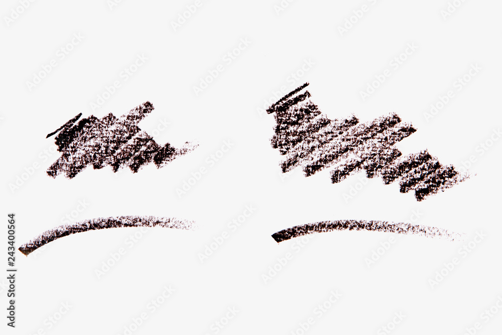 Texture of a makeup pencil. a pencil mark. traces of crayon. Texture of a makeup pencil. a pencil mark. traces of crayon.