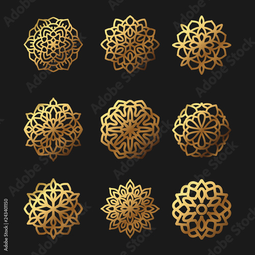 mandala pattern vector illustration pack