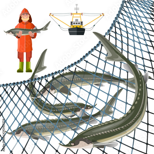 Sturgeon fishing set