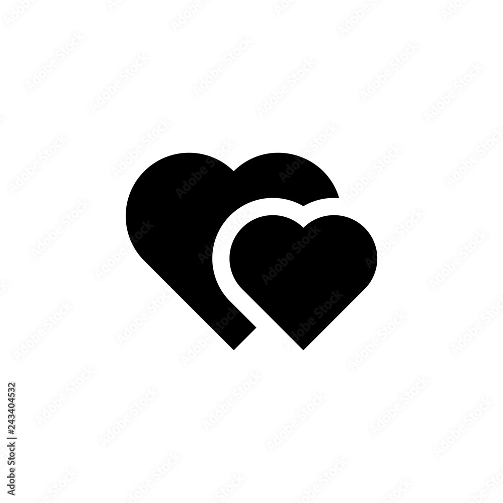 heart flat icon. Element of Valentine's Day icon for mobile concept and web apps. Detailed heart flat icon can be used for web and mobile heart flat icon. Element of Valentine's Day icon for mobile concept and web apps. Detailed heart flat icon can be used for web and mobile