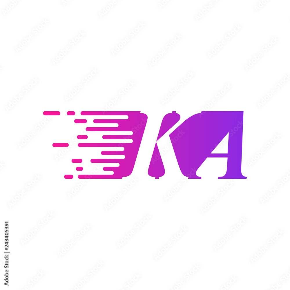 initial letter logo moves fast initial letter logo moves fast