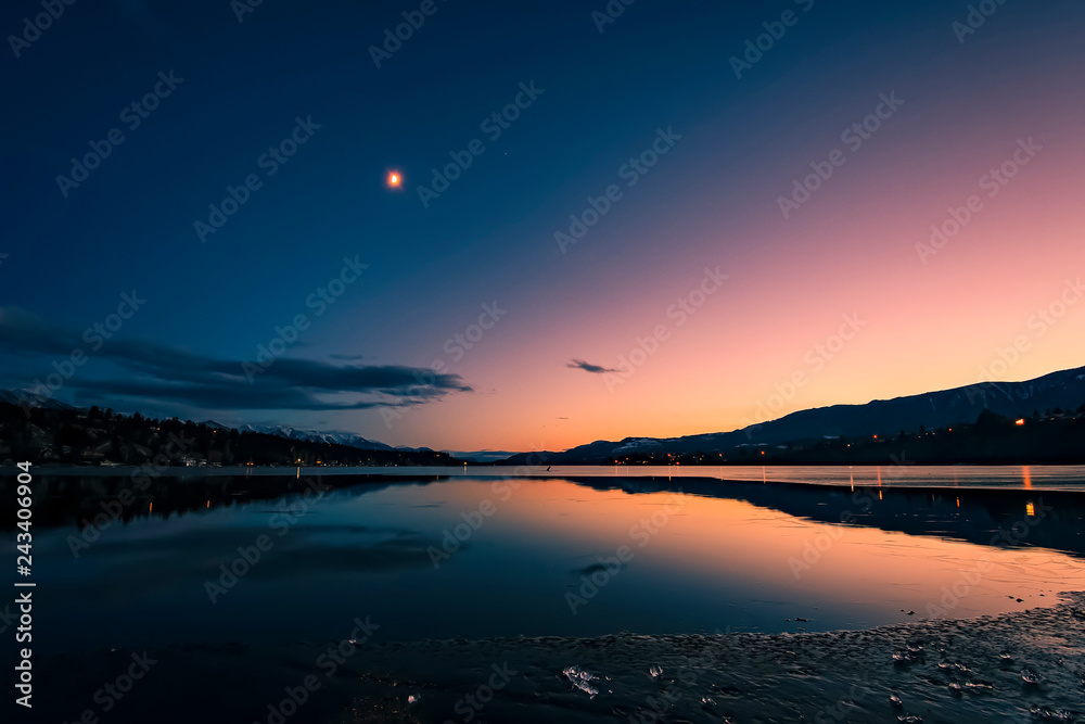 Fototapeta premium Evening at James Chabot Provincial Park, Invermere, British Columbia, Canada