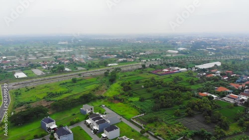 Bypass view in Surabaya and filed view photo