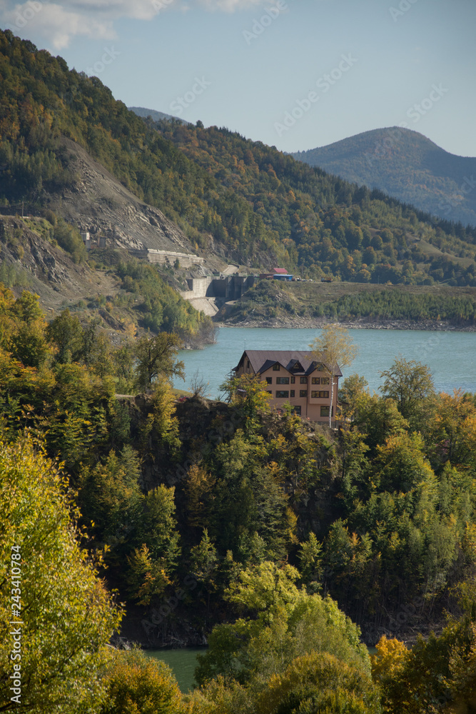 The Lake of Siriu and the Teherau Rocks Viaduct, Buzau.2017
