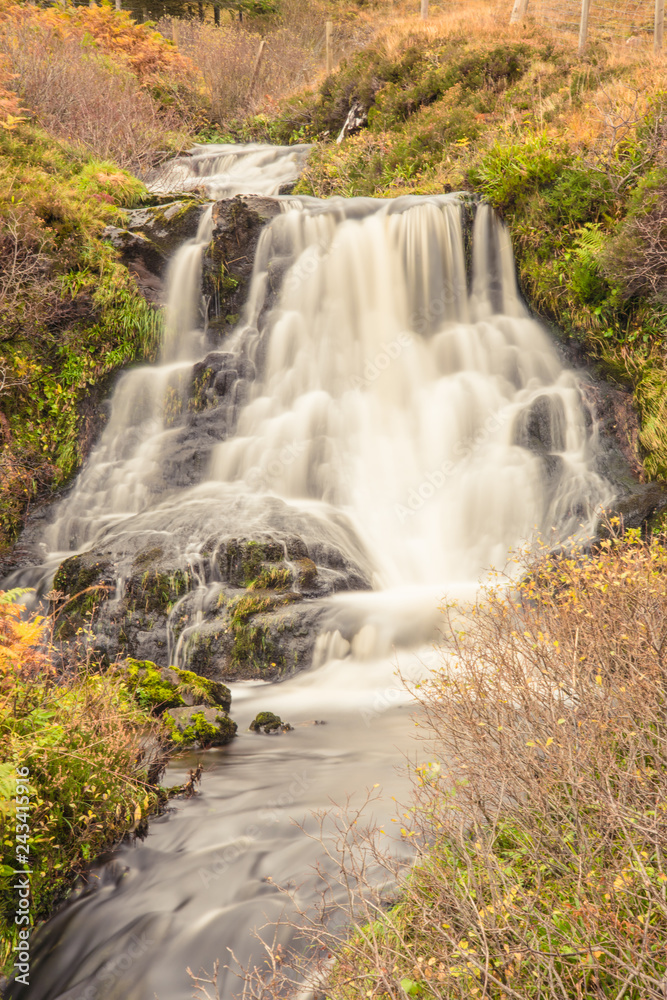 Fototapeta premium Waterfall in Highlands of Scotland