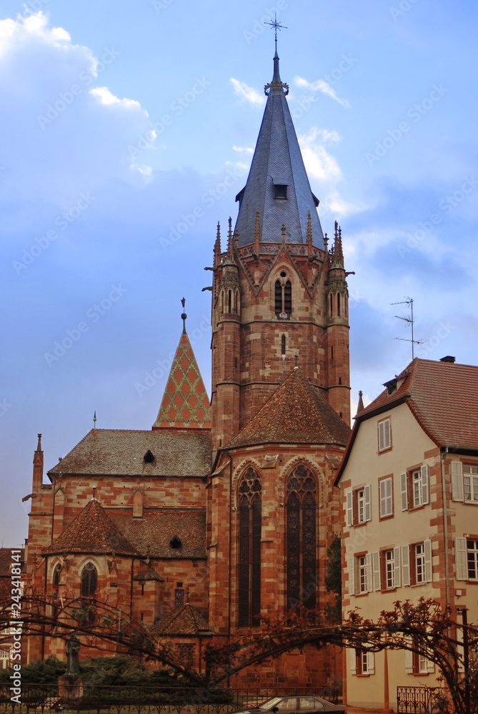 Obraz premium City of Wissembourg in the French alsace,France,2008