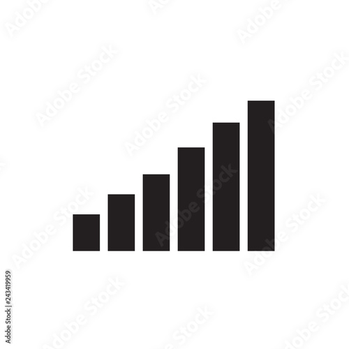 Signal bar vector icon