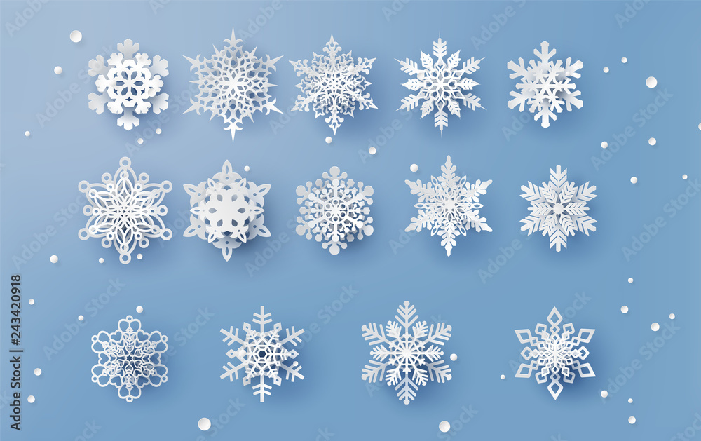 Christmas card with paper cut snow flake Christmas card with paper cut snow flake