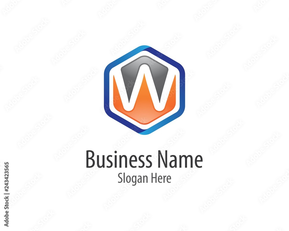 W letter logo vector icon illustration W letter logo vector icon illustration