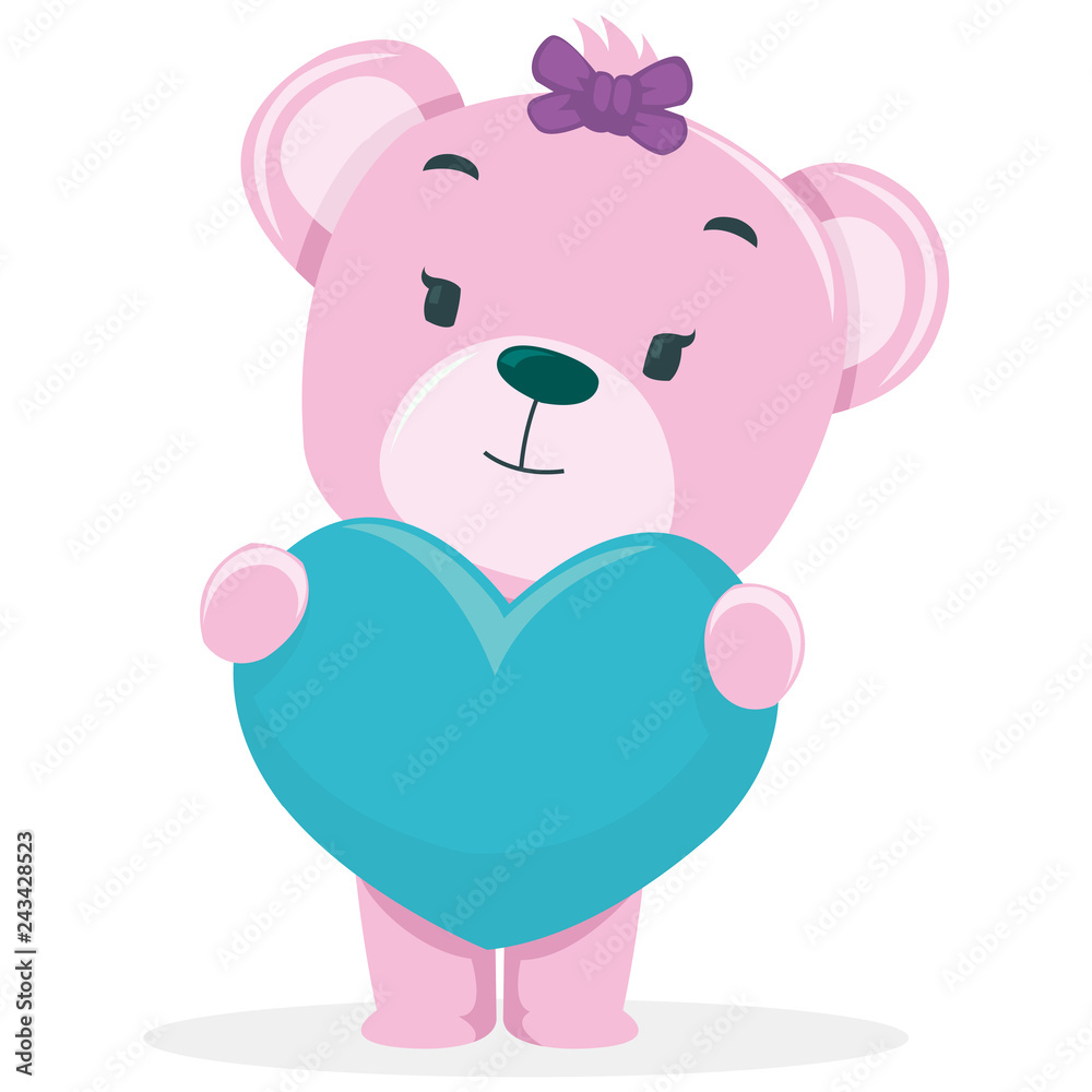 Beautiful bears get a gift on valentine day Beautiful bears get a gift on valentine day