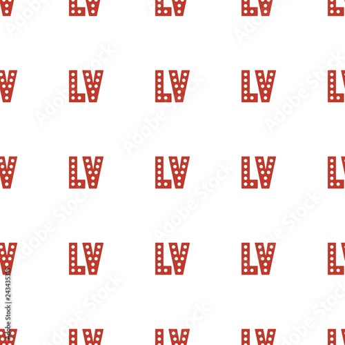 Vegas icon pattern seamless white background