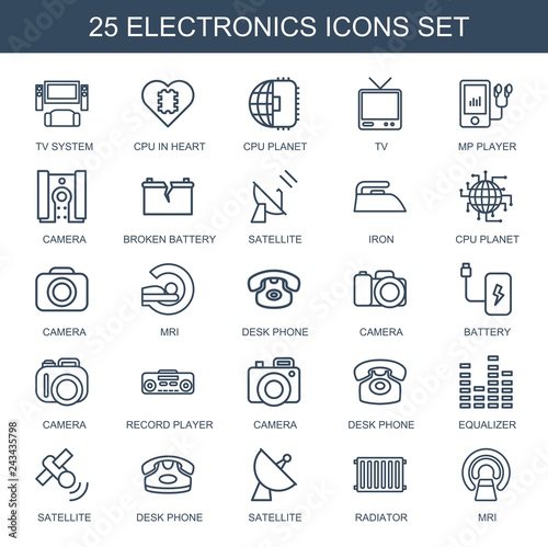 electronics icons