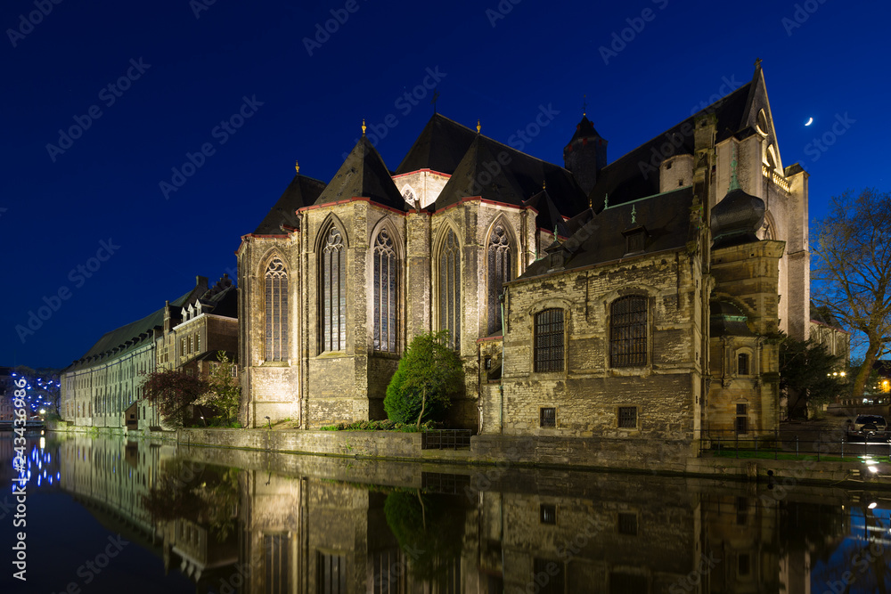 Saint Michael's Church, Ghent, Belgium.