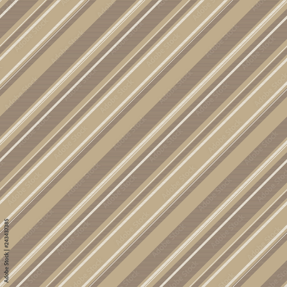 Obraz premium Coffee color striped backround seamless pattern