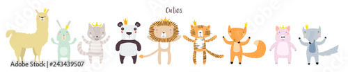 Cute Animals with Crowns