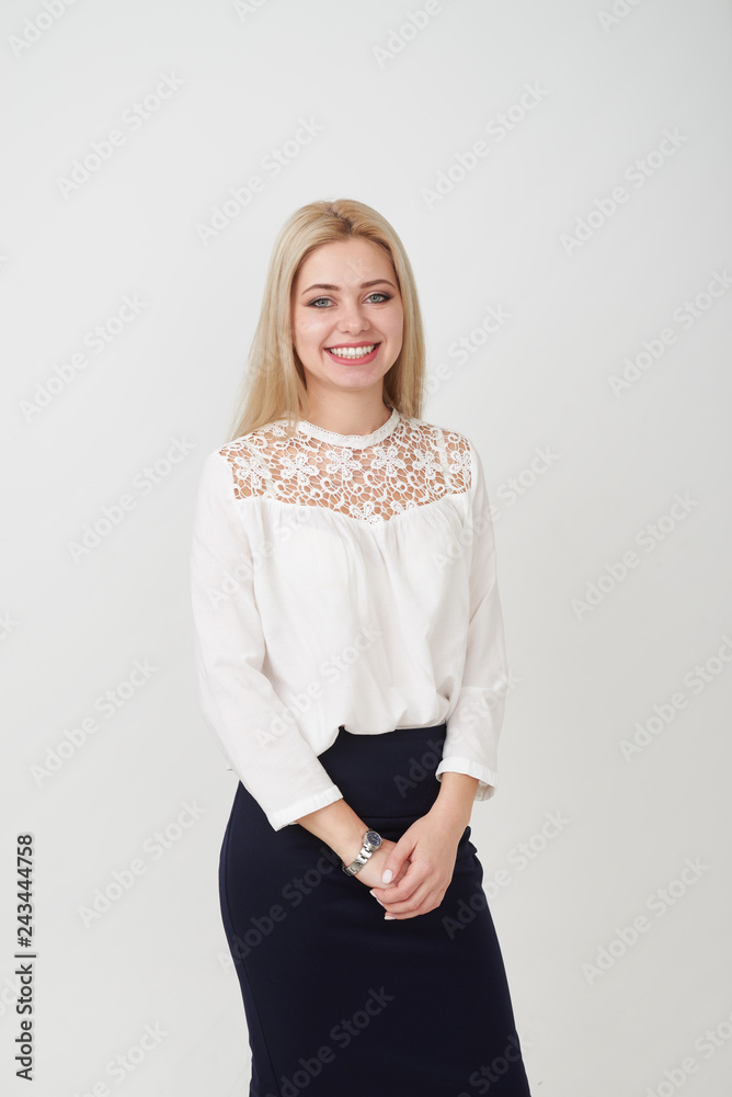 Beautiful woman smiling Beautiful woman smiling
